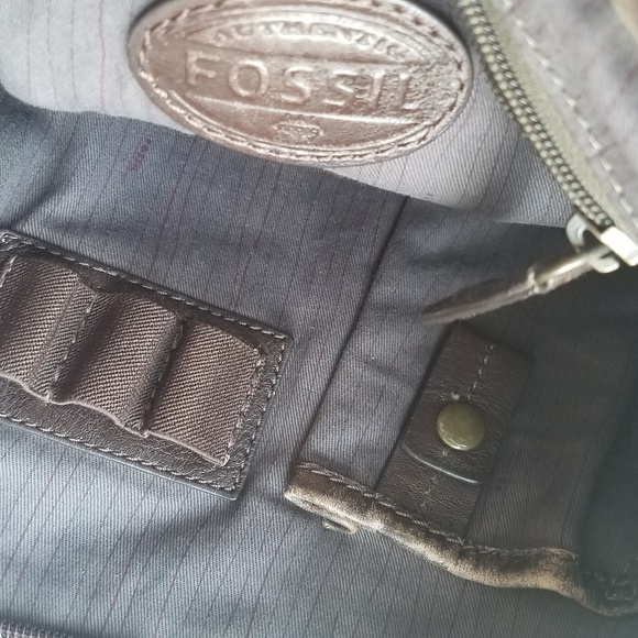 100% authentic Fossil crossbody satchel messenger - Picture 8 of 8